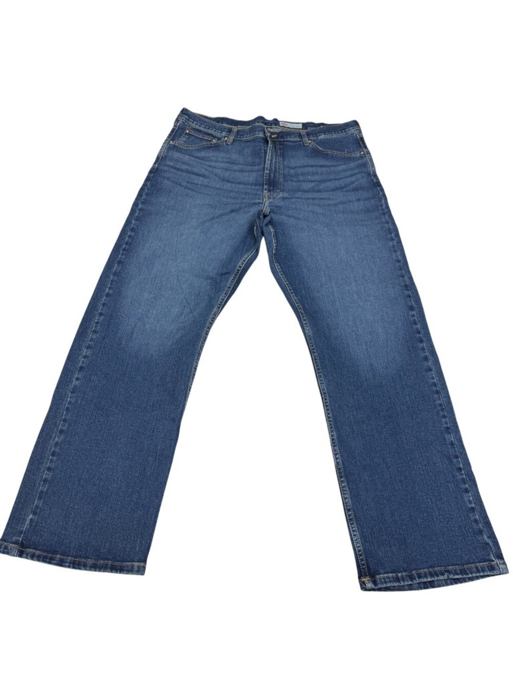 Wrangler Relaxed Boot Cut Blue Jean Men's Denim Pants, Size 38 x 32 - Picture 1 of 11